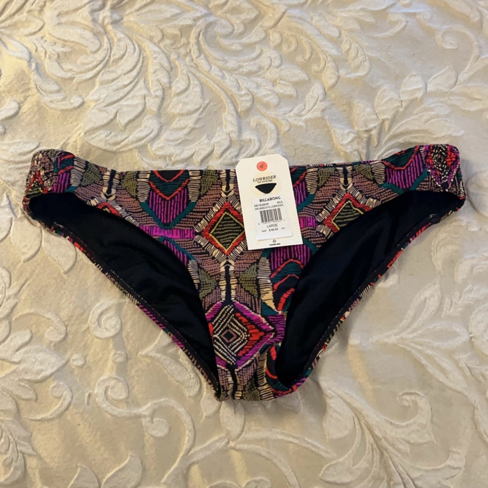 Women’s Billabong “Drumbeats” Lowrider Full Coverage Bikini Bottom